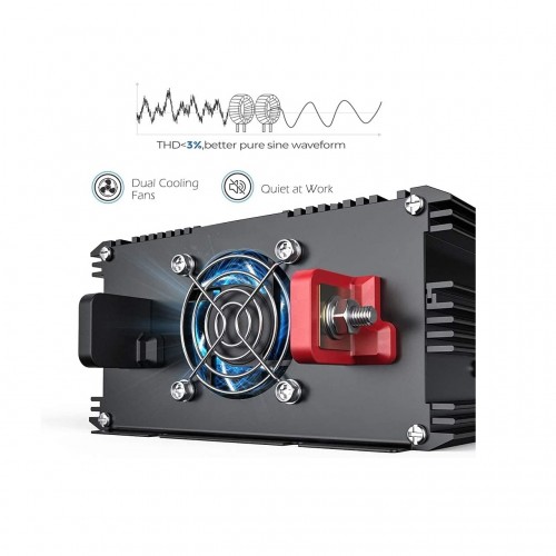 Купить Инвертор преобразователь напряжения Edecoa Spannungswandler 12-230v 1500/3000w чистый синус (пульт дистанционного управления) Купить Инвертор преобразователь напряжения Edecoa Spannungswandler 12-230v 1500/3000w чистый синус (пульт дистанционного управления)