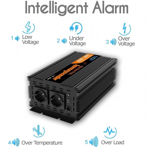 Купить Инвертор преобразователь напряжения Edecoa Spannungswandler 12-230v 2500/5000w чистый синус (пульт дистанционного управления) Купить Инвертор преобразователь напряжения Edecoa Spannungswandler 12-230v 2500/5000w чистый синус (пульт дистанционного управления)