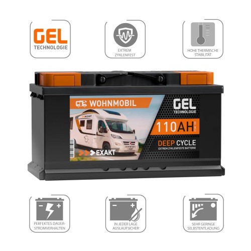 Купить АКУМУЛЯТОР ГЕЛЕВИЙ EXACT 110АH/12V GEL Купить АКУМУЛЯТОР ГЕЛЕВИЙ EXACT 110АH/12V GEL