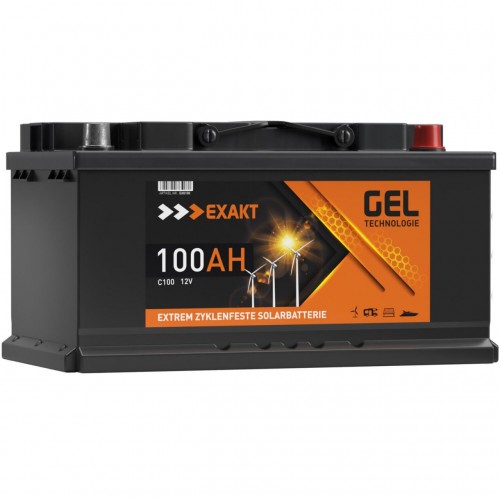 Купить Аккумулятор гелевий EXACT C100 Solar Batterie 100Аh/12V GEL Купить Аккумулятор гелевий EXACT C100 Solar Batterie 100Аh/12V GEL