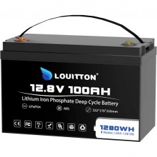 Литий-железо-фосфатный аккумулятор Louitton-128100 12.8V 100Ah 1280Wh LiFePO4