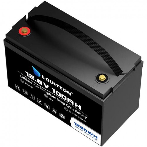 Купить Литий-железо-фосфатный аккумулятор Louitton-128100 12.8V 100Ah 1280Wh LiFePO4 Купить Литий-железо-фосфатный аккумулятор Louitton-128100 12.8V 100Ah 1280Wh LiFePO4