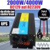 Купить Инвертор преобразователь напряжения Lvyuan 2000W 12-230v 2000/4000w чистый синус