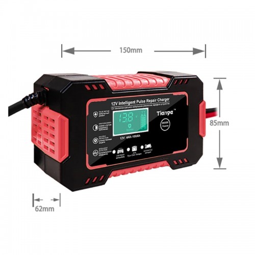 Купить Интеллектуальное зарядное устройство 12V 6A RJTianye RJ-C120501A Купить Интеллектуальное зарядное устройство 12V 6A RJTianye RJ-C120501A