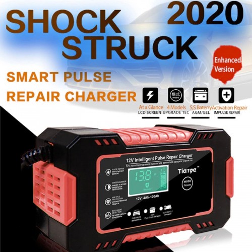 Купить Интеллектуальное зарядное устройство 12V 6A RJTianye RJ-C120501A Купить Интеллектуальное зарядное устройство 12V 6A RJTianye RJ-C120501A