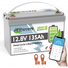 Литий-железо-фосфатный аккумулятор TCBWorth YD12135 12.8V 135Ah 1728Wh LiFePO4