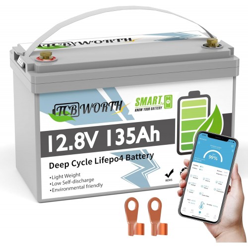 Купить Литий-железо-фосфатный аккумулятор TCBWorth YD12135 12.8V 135Ah 1728Wh LiFePO4 Купить Литий-железо-фосфатный аккумулятор TCBWorth YD12135 12.8V 135Ah 1728Wh LiFePO4