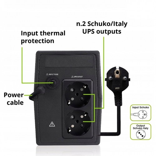 Купить Источник бесперебойного питания Tecnoware ERA Plus 750 240W / 400VA (525W / 750VA Peak) Купить Источник бесперебойного питания Tecnoware ERA Plus 750 240W / 400VA (525W / 750VA Peak)