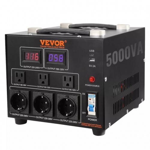 Купить Преобразователь напряжения Vevor 5000W 110В/220В