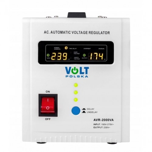 Купить Стабилизатор напряжения Volt Polska AVR 2000VA 150Vac-270Vac Купить Стабилизатор напряжения Volt Polska AVR 2000VA 150Vac-270Vac