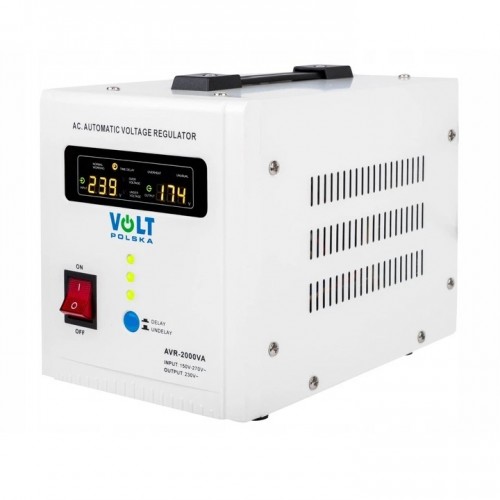 Купить Стабилизатор напряжения Volt Polska AVR 2000VA 150Vac-270Vac Купить Стабилизатор напряжения Volt Polska AVR 2000VA 150Vac-270Vac